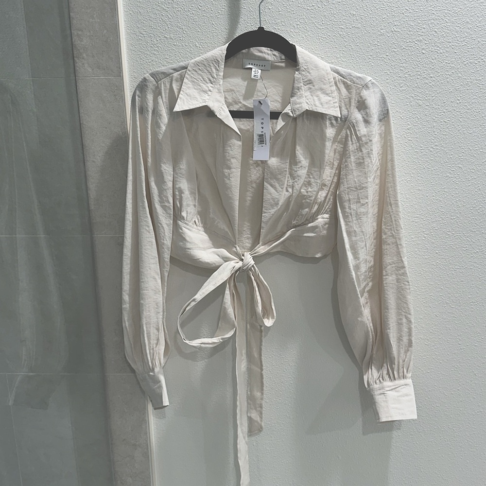Top shop long sleeve blouse